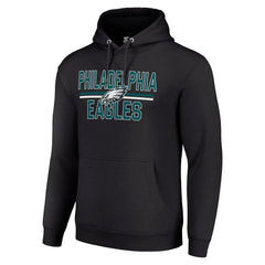NFL Philadelphia Eagles Starter Unisex Team Mesh Print Graphic Tri-Blend Pullover Hoodie