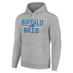 NFL Buffalo Bills Starter Unisex Team Mesh Print Graphic Tri-Blend Pullover Hoodie