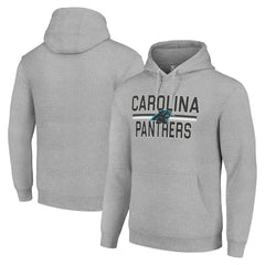 NFL Carolina Panthers Starter Unisex Team Mesh Print Graphic Tri-Blend Pullover Hoodie