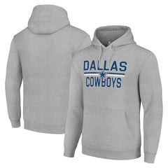 NFL Dallas Cowboys Starter Unisex Team Mesh Print Graphic Tri-Blend Pullover Hoodie