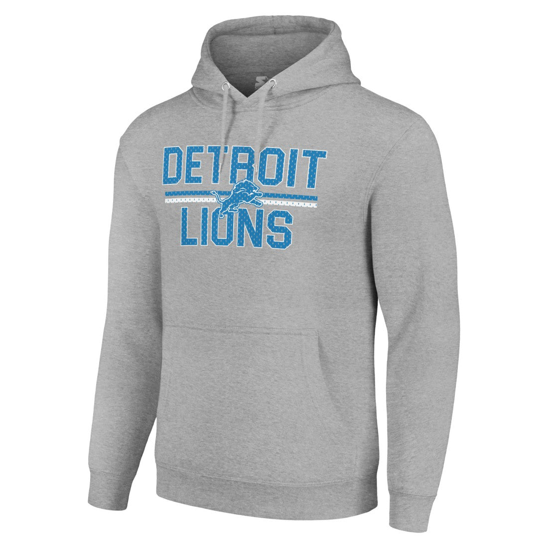 NFL Detroit Lions Starter Unisex Team Mesh Print Graphic Tri-Blend Pullover Hoodie