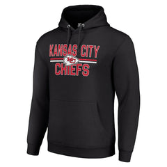 NFL Kansas City Chiefs Starter Unisex Team Mesh Print Graphic Tri-Blend Pullover Hoodie