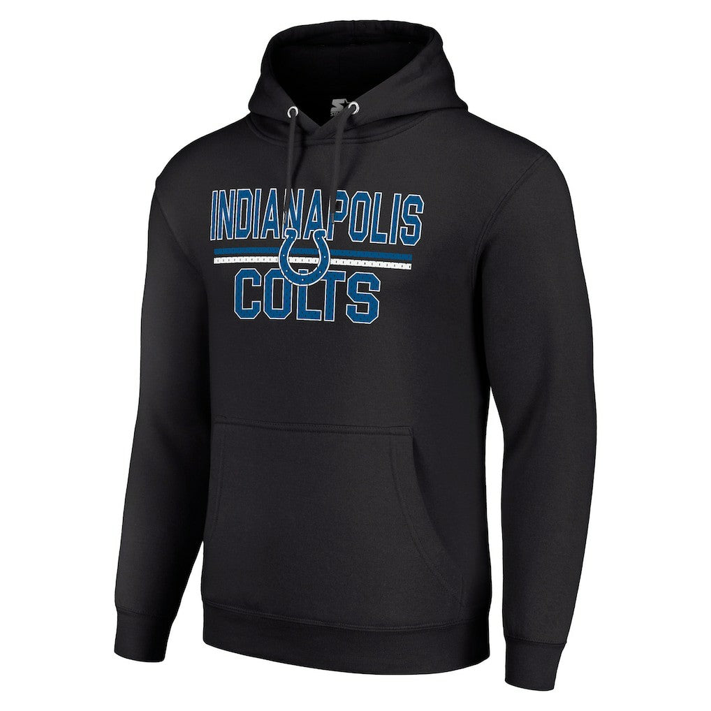 NFL Indianapolis Colts Starter Unisex Team Mesh Print Graphic Tri-Blend Pullover Hoodie