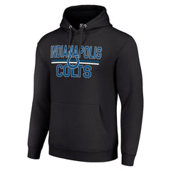 NFL Indianapolis Colts Starter Unisex Team Mesh Print Graphic Tri-Blend Pullover Hoodie