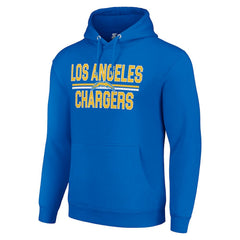 NFL Los Angeles Chargers Starter Unisex Team Mesh Print Graphic Tri-Blend Pullover Hoodie