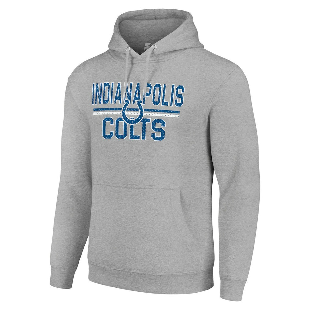 NFL Indianapolis Colts Starter Unisex Team Mesh Print Graphic Tri-Blend Pullover Hoodie