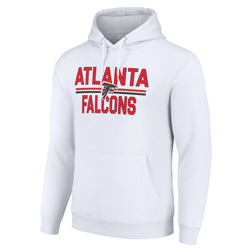 NFL Atlanta Falcons Starter Unisex Team Mesh Print Graphic Tri-Blend Pullover Hoodie