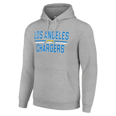 NFL Los Angeles Chargers Starter Unisex Team Mesh Print Graphic Tri-Blend Pullover Hoodie