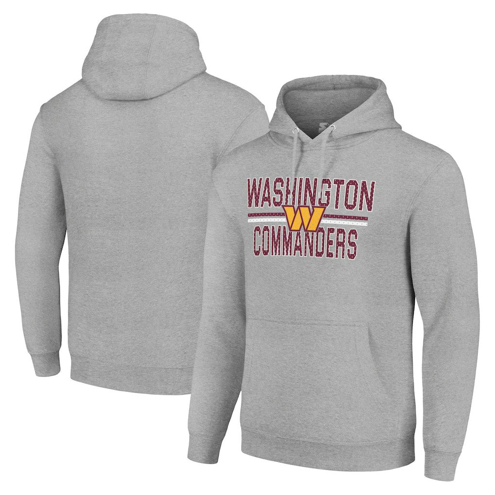 NFL Washington Commanders Starter Unisex Team Mesh Print Graphic Tri-Blend Pullover Hoodie