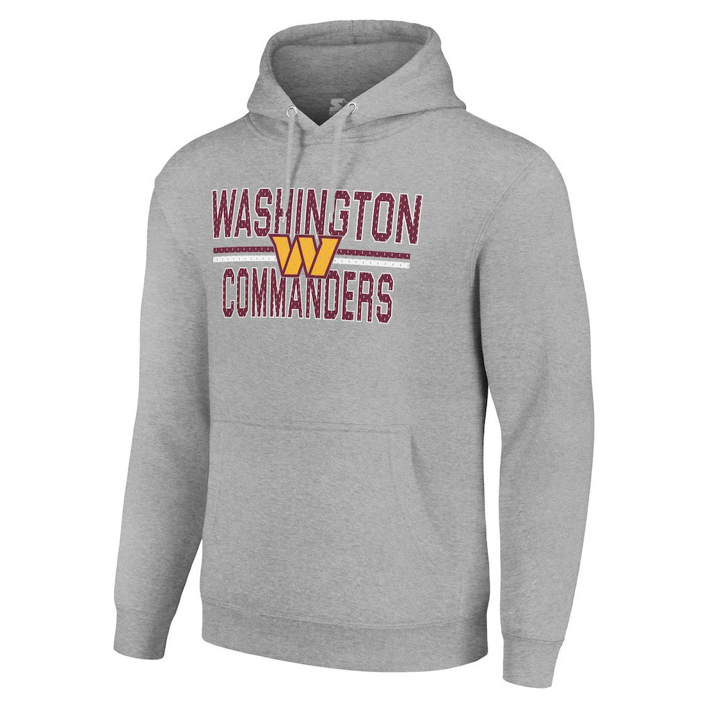 NFL Washington Commanders Starter Unisex Team Mesh Print Graphic Tri-Blend Pullover Hoodie