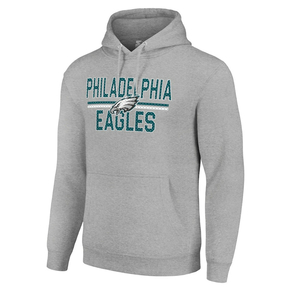 NFL Philadelphia Eagles Starter Unisex Team Mesh Print Graphic Tri-Blend Pullover Hoodie