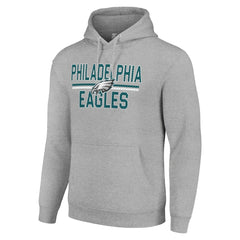 NFL Philadelphia Eagles Starter Unisex Team Mesh Print Graphic Tri-Blend Pullover Hoodie