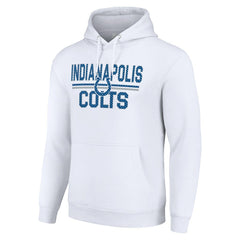 NFL Indianapolis Colts Starter Unisex Team Mesh Print Graphic Tri-Blend Pullover Hoodie