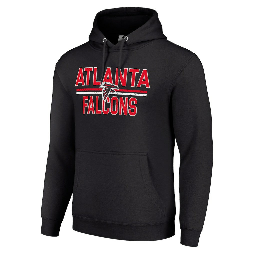 NFL Atlanta Falcons Starter Unisex Team Mesh Print Graphic Tri-Blend Pullover Hoodie