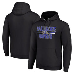NFL Baltimore Ravens Starter Unisex Team Mesh Print Graphic Tri-Blend Pullover Hoodie