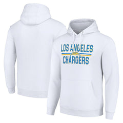 NFL Los Angeles Chargers Starter Unisex Team Mesh Print Graphic Tri-Blend Pullover Hoodie