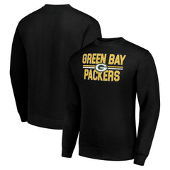 NFL Green Bay Packers Starter Team Mesh Print Graphic Pullover Sweatshirt