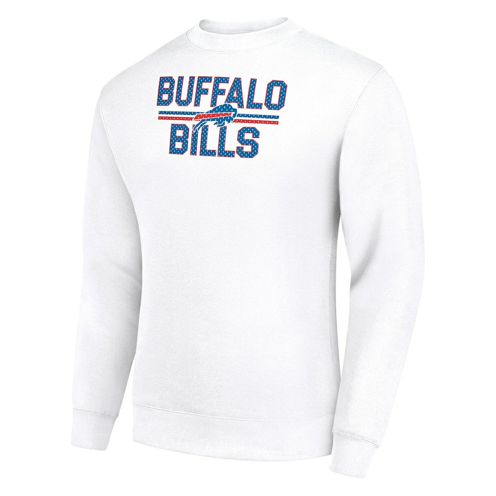 NFL Buffalo Bills Starter Team Mesh Print Graphic Pullover Sweatshirt