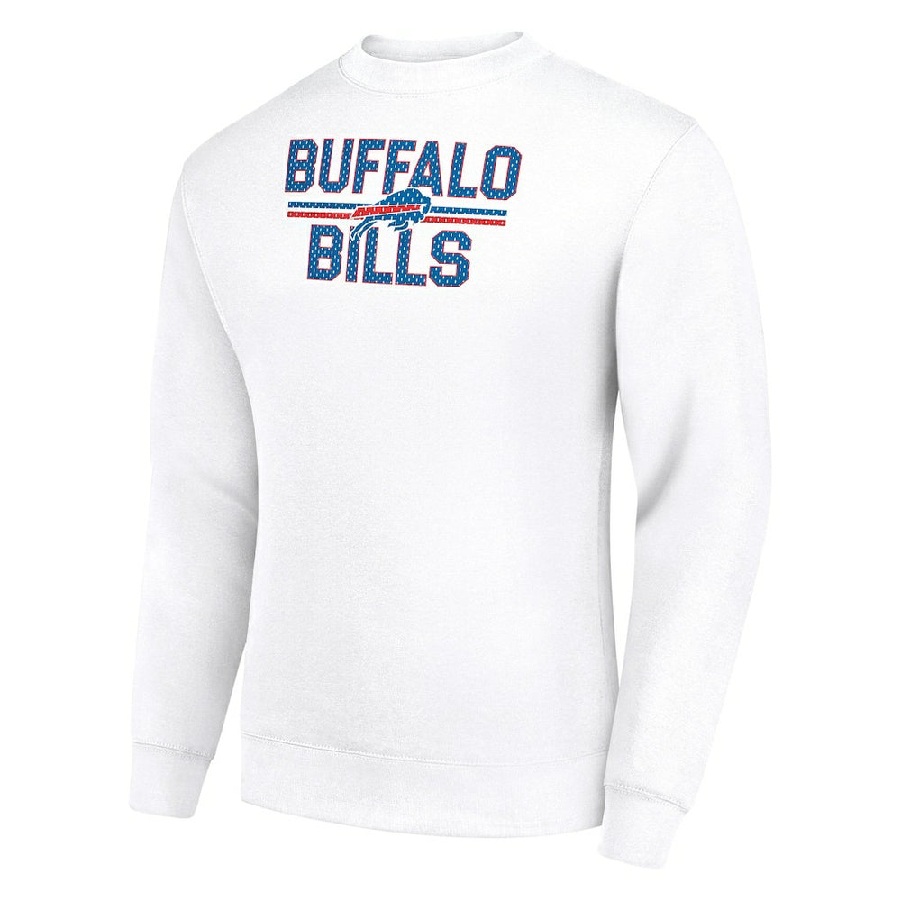 NFL Buffalo Bills Starter Team Mesh Print Graphic Pullover Sweatshirt