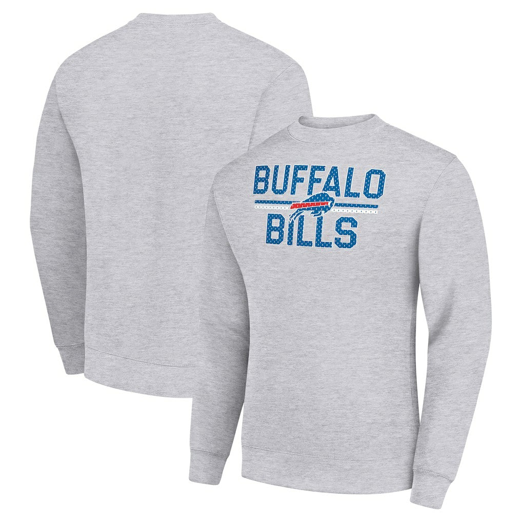 NFL Buffalo Bills Starter Team Mesh Print Graphic Pullover Sweatshirt