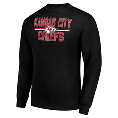 NFL Kansas City Chiefs Starter Team Mesh Print Graphic Pullover Sweatshirt