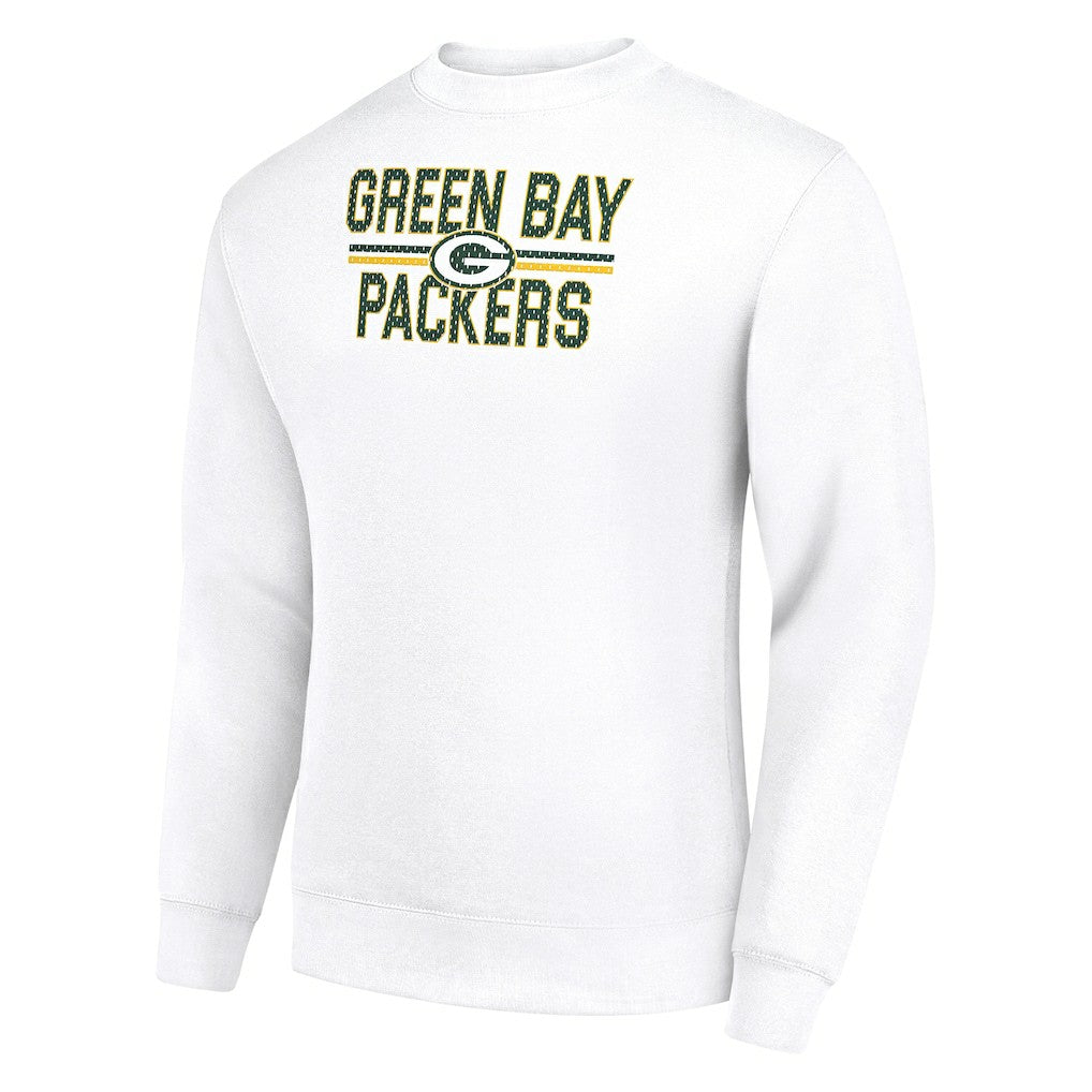 NFL Green Bay Packers Starter Team Mesh Print Graphic Pullover Sweatshirt