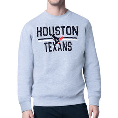 NFL Houston Texans Starter Team Mesh Print Graphic Pullover Sweatshirt
