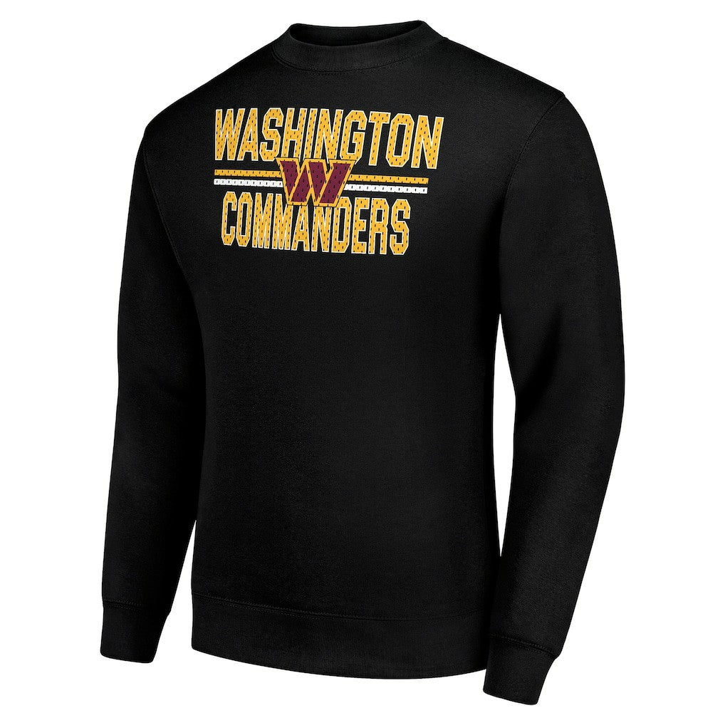 NFL Washington Commanders Starter Team Mesh Print Graphic Pullover Sweatshirt