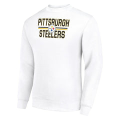 NFL Pittsburgh Steelers Starter Team Mesh Print Graphic Pullover Sweatshirt