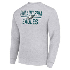 NFL Philadelphia Eagles Starter Team Mesh Print Graphic Pullover Sweatshirt