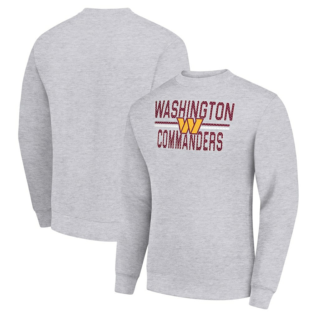 NFL Washington Commanders Starter Team Mesh Print Graphic Pullover Sweatshirt