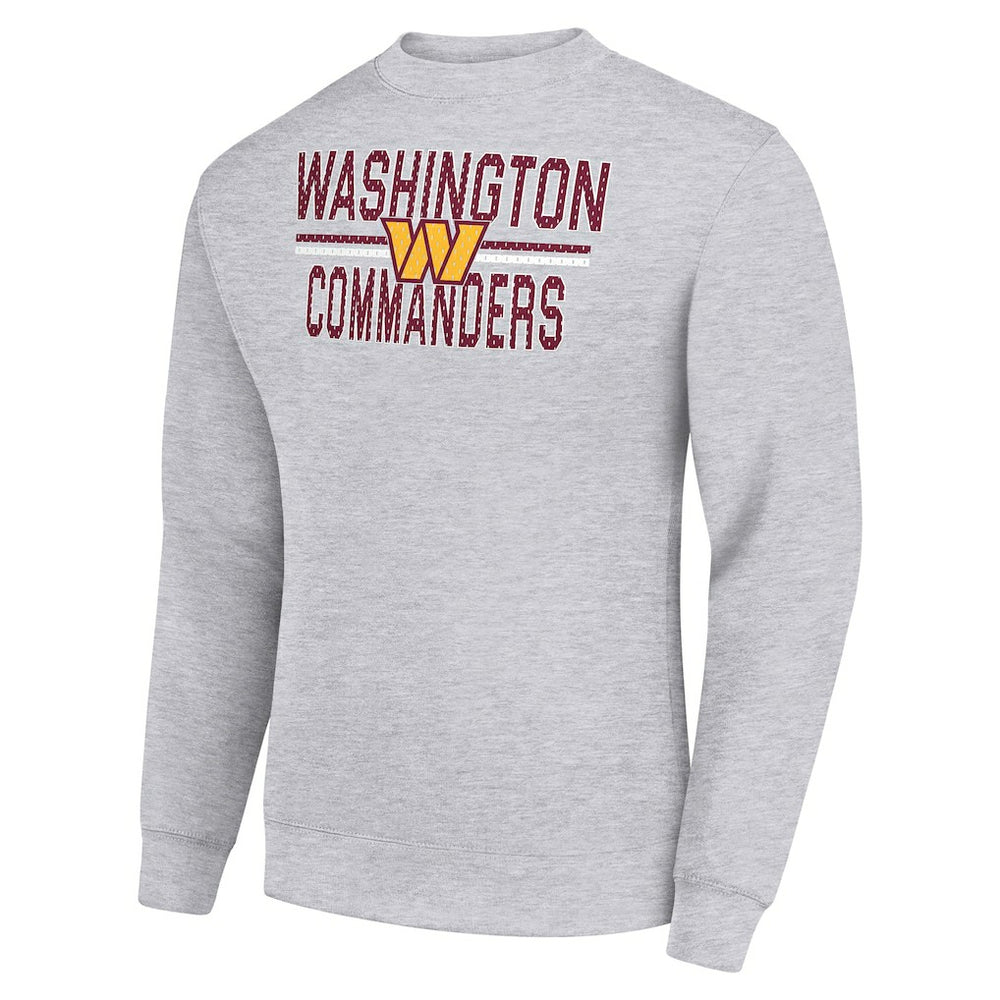 NFL Washington Commanders Starter Team Mesh Print Graphic Pullover Sweatshirt