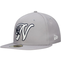 New York Yankees  Duo Logo 2.0 59FIFTY Fitted Hat - Gray | New Era