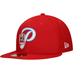Philadelphia Phillies  Duo Logo 2.0 59FIFTY Fitted Hat - Red | New Era