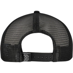 Boston Red Sox Retro Bold A-Frame Trucker 9FORTY Adjustable Hat - Black | New Era