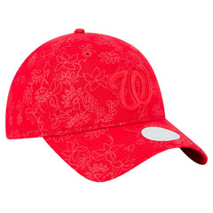 Washington Nationals Women's Tonal Floral 9TWENTY Adjustable Hat - Red | New Era