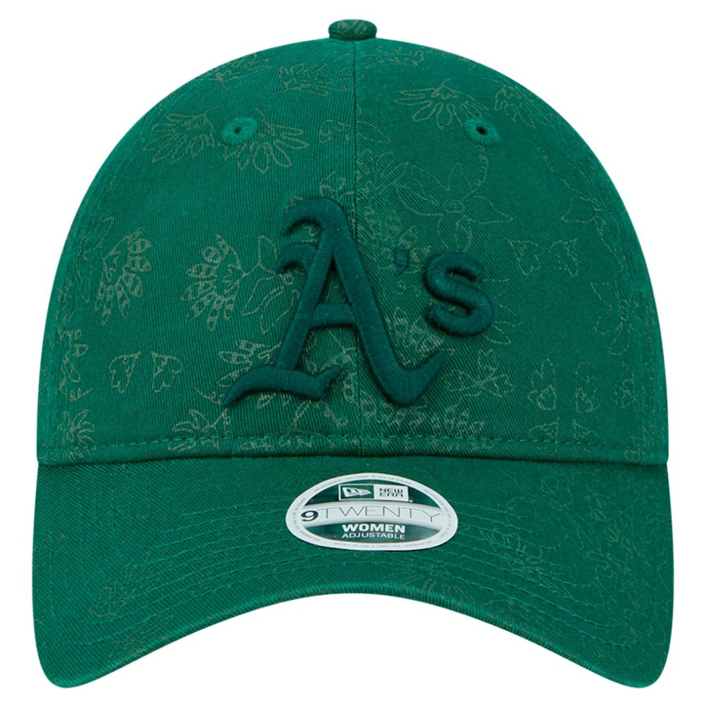 Athletics Women's Tonal Floral 9TWENTY Adjustable Hat - Green | New Era