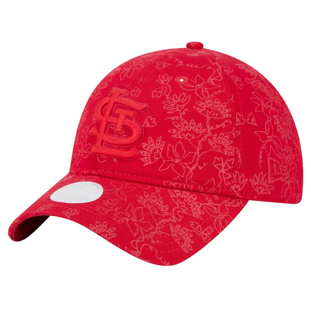 St. Louis Cardinals Women's Tonal Floral 9TWENTY Adjustable Hat - Red | New Era