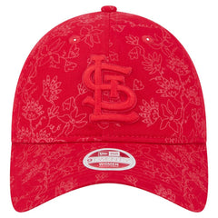 St. Louis Cardinals Women's Tonal Floral 9TWENTY Adjustable Hat - Red | New Era