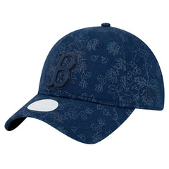 Boston Red Sox Women's Tonal Floral 9TWENTY Adjustable Hat - Navy | New Era