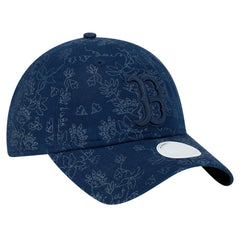 Boston Red Sox Women's Tonal Floral 9TWENTY Adjustable Hat - Navy | New Era