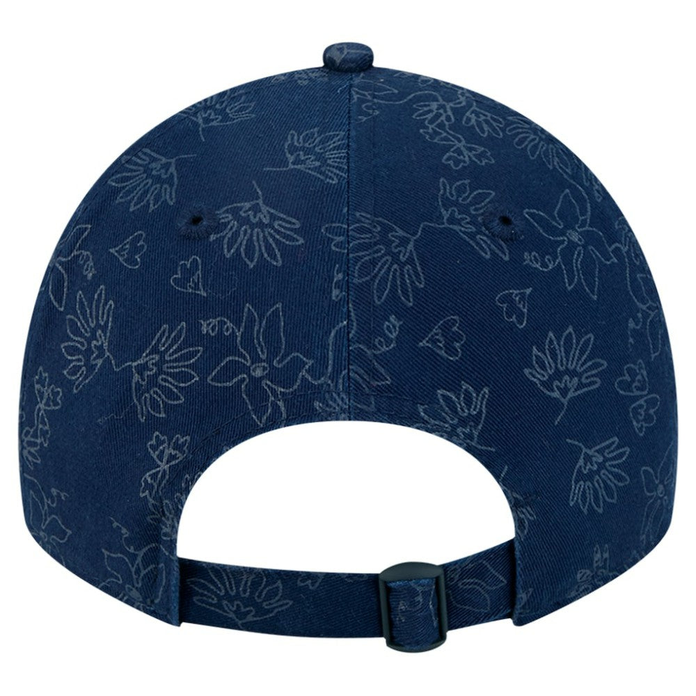 Boston Red Sox Women's Tonal Floral 9TWENTY Adjustable Hat - Navy | New Era