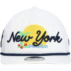 New York Yankees Paradise Golfer Adjustable Hat - White | New Era