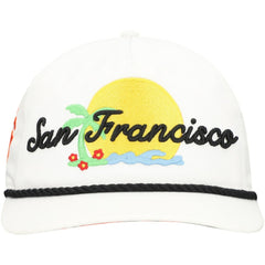 San Francisco Giants Paradise Golfer Adjustable Hat - White | New Era