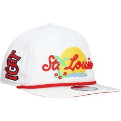 St. Louis Cardinals Paradise Golfer Adjustable Hat - White | New Era