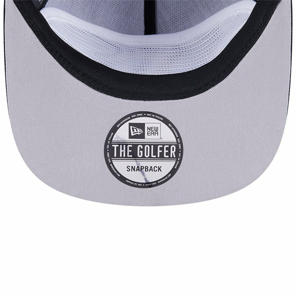 Chicago Cubs Corduroy Filigree Golfer Adjustable Hat - Black | New Era
