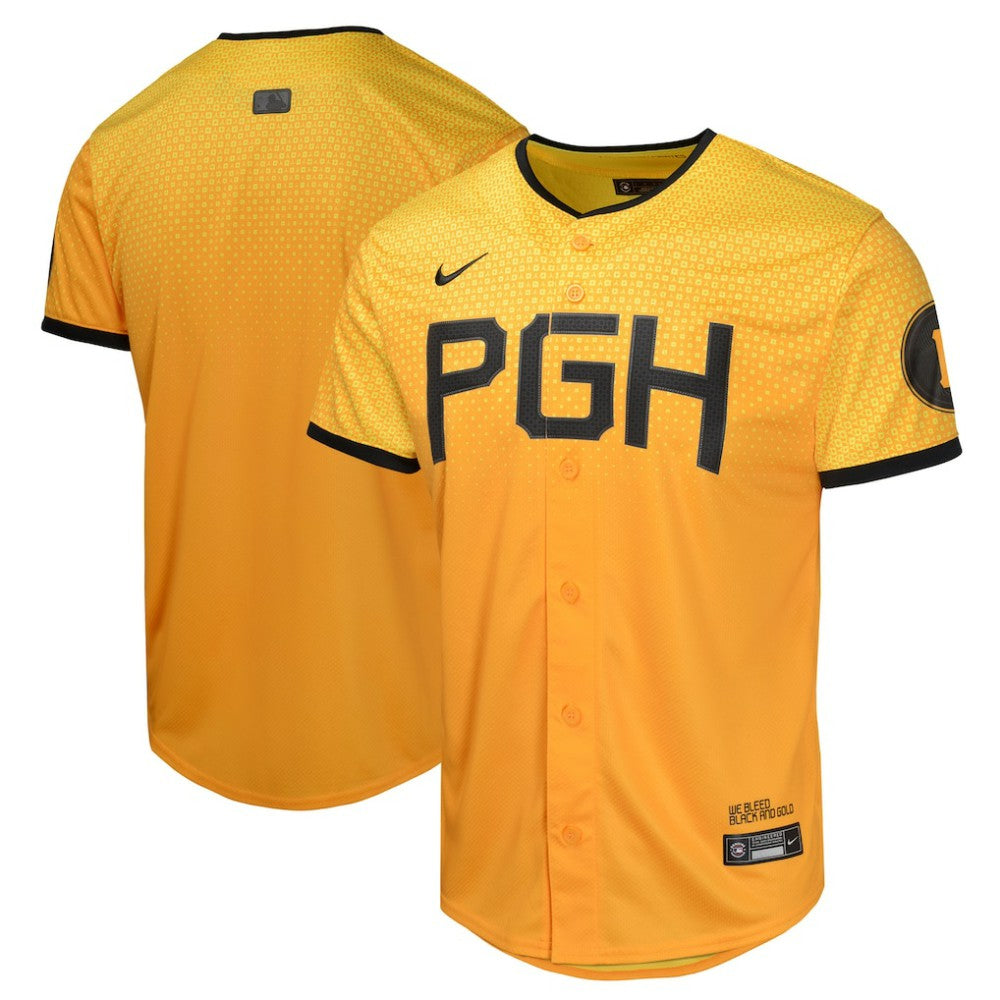 Pittsburgh Pirates Youth City Connect Limited Jersey - Gold | Nike