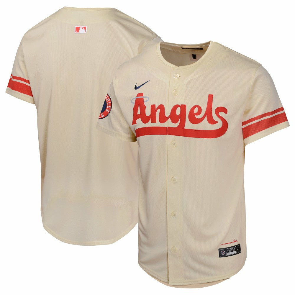 Los Angeles Angels Youth City Connect Limited Jersey - Cream | Nike
