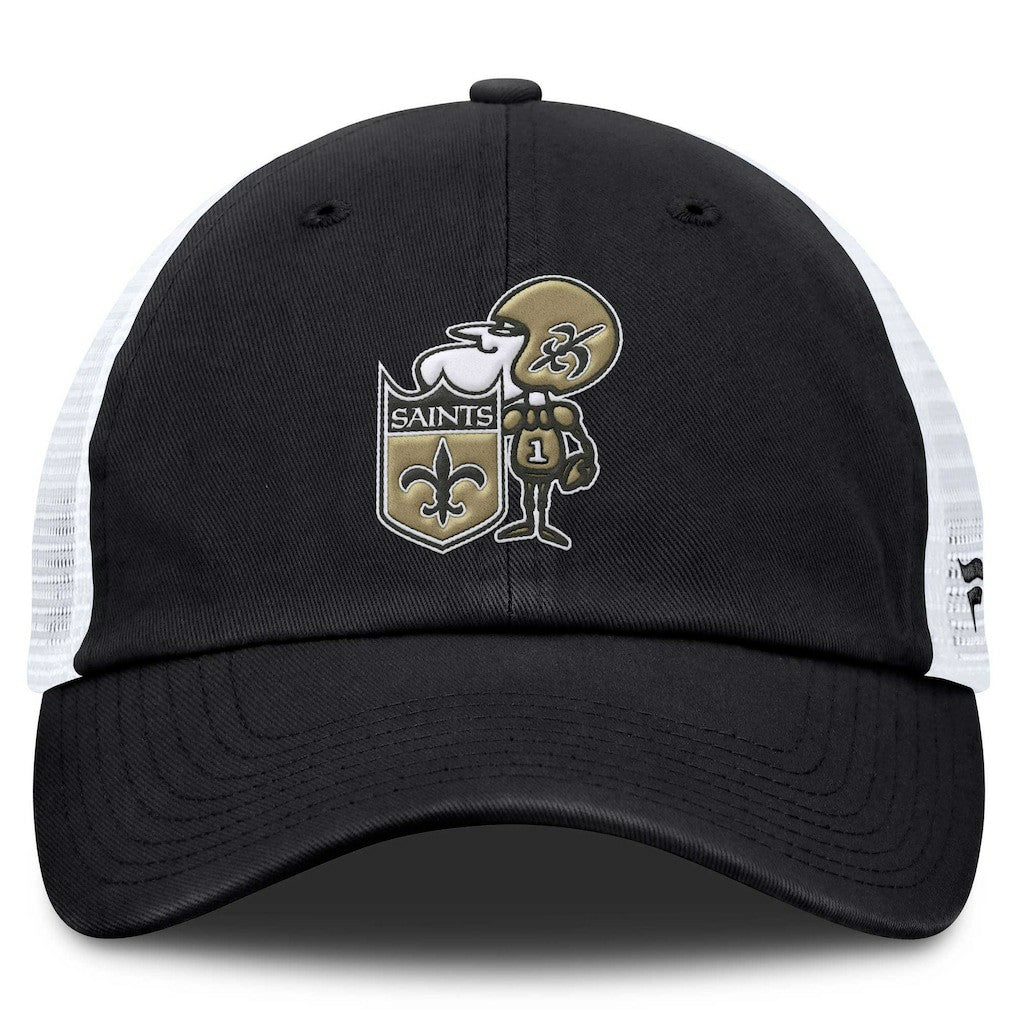 NFL New Orleans Saints Basic Vintage Trucker Adjustable Hat