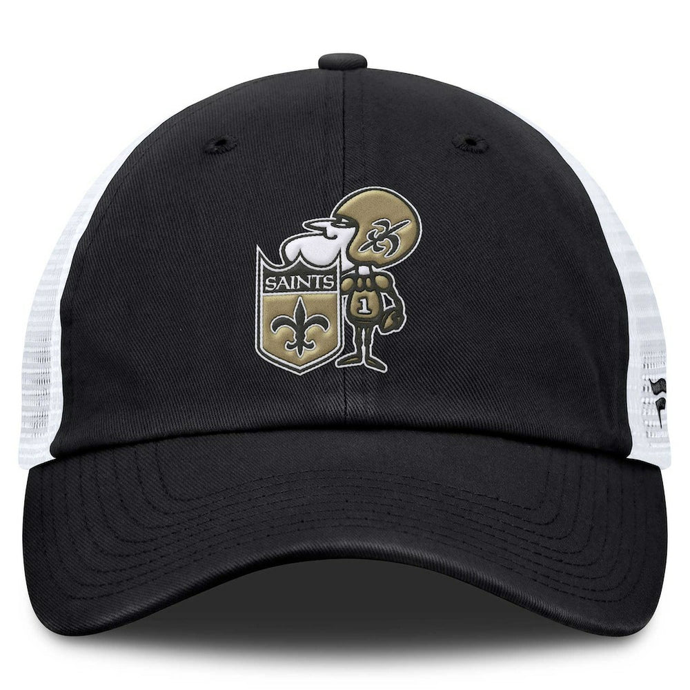 NFL New Orleans Saints Basic Vintage Trucker Adjustable Hat
